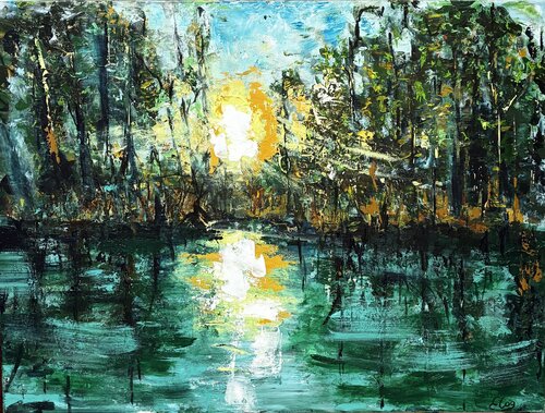 "The Mirror of Nature." di Elena Logovinsky, Pittura in vendita su Singulart