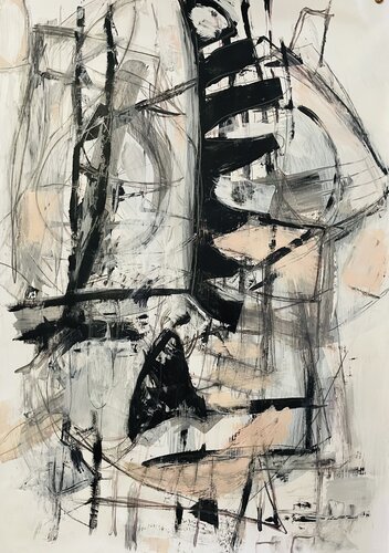 Bike map by Eva Laufer, 油畫 for Sale on Singulart