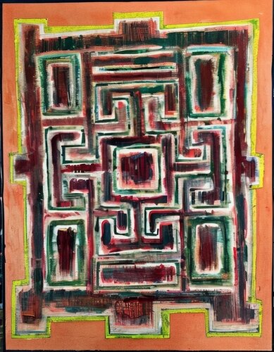 Painting 5 is Without Title par bergljót kjartansdóttir, Peinture en vente sur Singulart