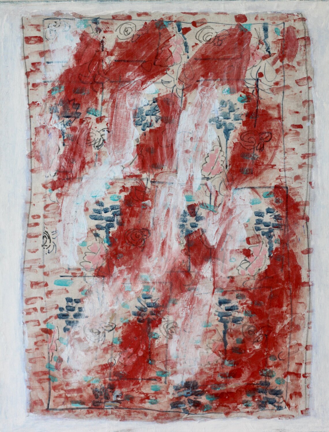 Painting 1 Without Title bergljót kjartansdóttir Originalgemälde zu verkaufen