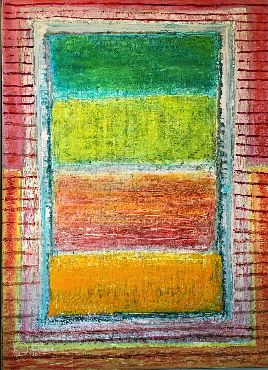 Painting 2 is Without Title bergljót kjartansdóttir Originalgemälde zu verkaufen