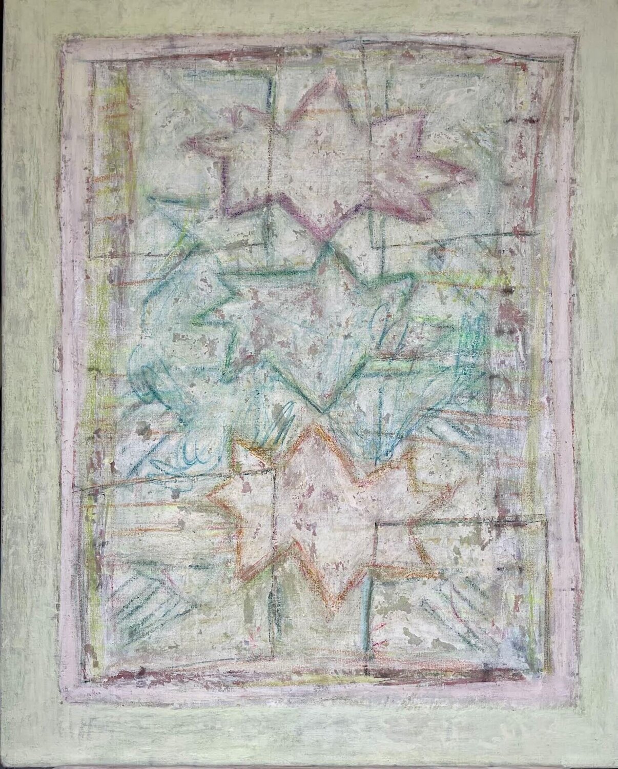 This painting is without title bergljót kjartansdóttir Originalgemälde zu verkaufen