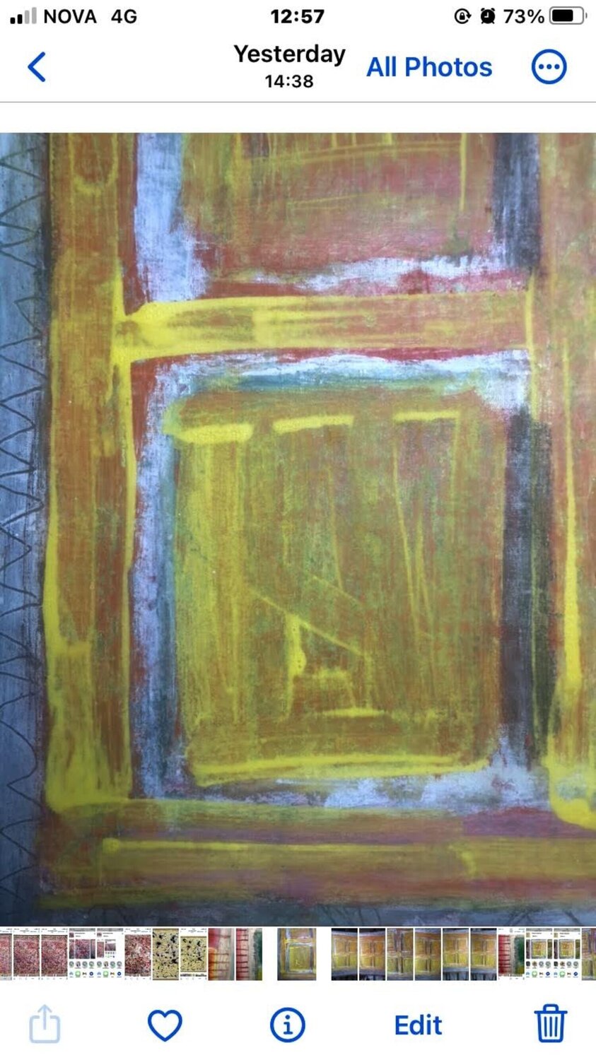 This painting is without title bergljót kjartansdóttir Originalgemälde zu verkaufen