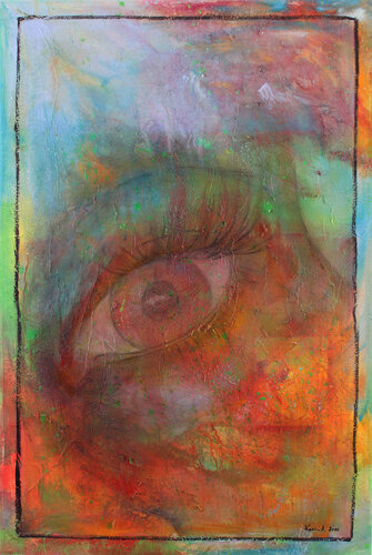 Look at me (2) von Karin Angerer, Malerei kaufen auf Singulart