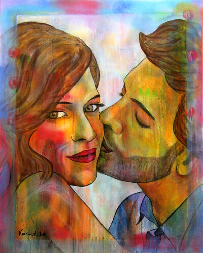 I´m with you de Karin Angerer, Pintura a la venta en Singulart