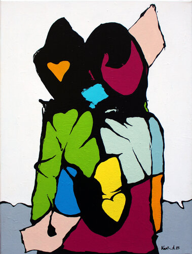 together in love von Karin Angerer, Malerei kaufen auf Singulart