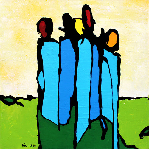 stay together as one van Karin Angerer, Schilderij te koop op Singulart