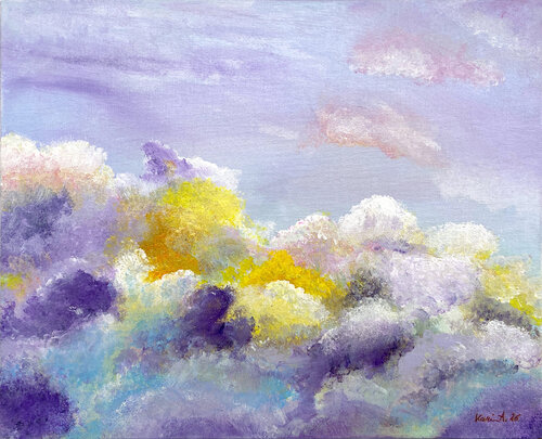 Wolkenhimmel de Karin Angerer, Pintura a la venta en Singulart