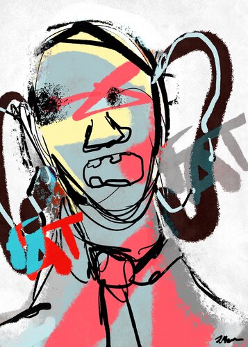 BURNOUT par Jan Marek, Digital en vente sur Singulart