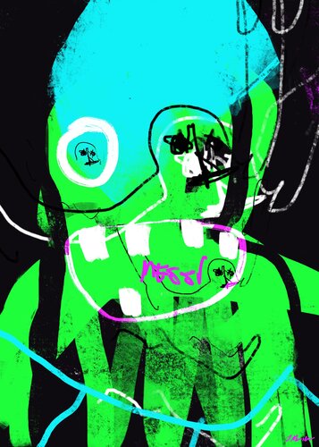 MESSI OCTOPUS van Jan Marek, Digitaal te koop op Singulart