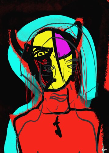 LADY DEVIL par Jan Marek, Digital en vente sur Singulart