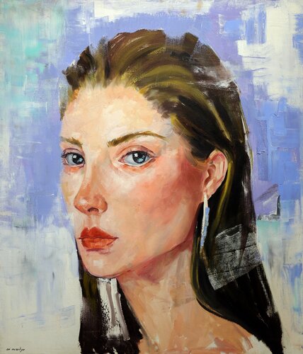 Reflective Gaze by Ani Muradyan, Painting for Sale on Singulart