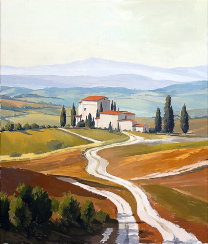 Road to Tuscany par Ani Muradyan, Peinture en vente sur Singulart