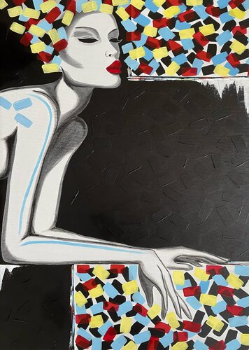 Hard Choice van Maryna Dobrova, Schilderij te koop op Singulart