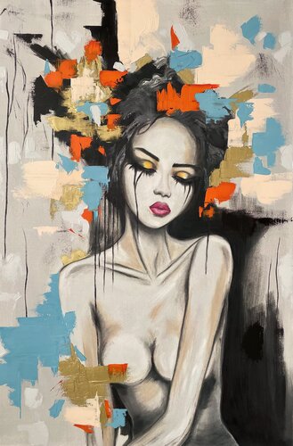 Love Story van Maryna Dobrova, Schilderij te koop op Singulart
