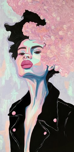 Fashion Muse van Maryna Dobrova, Schilderij te koop op Singulart