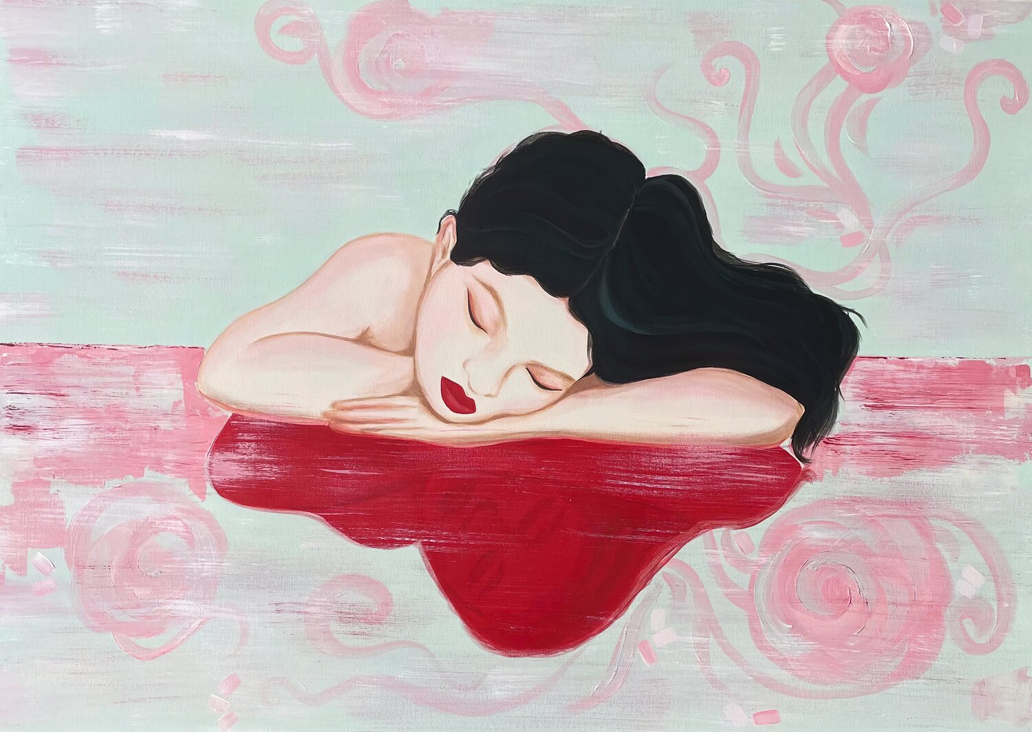 Reflection Maryna Dobrova Peinture originale à vendre