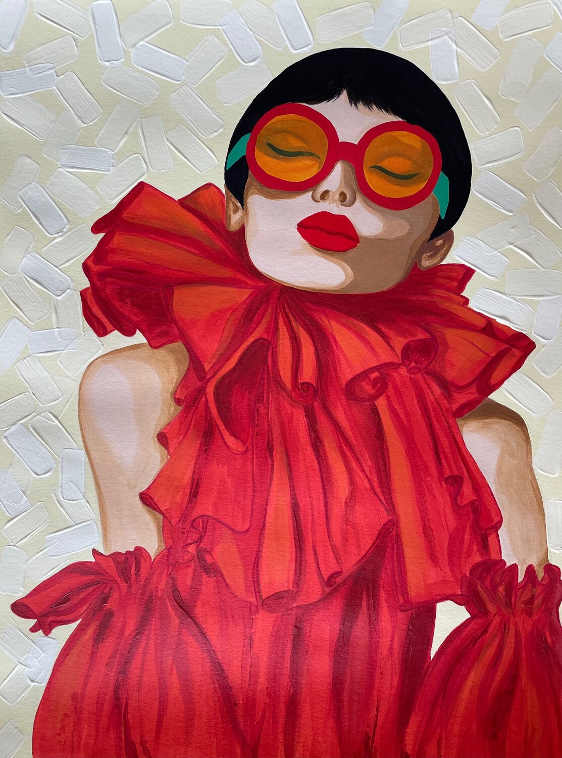 Brave Play Maryna Dobrova Original painting for sale