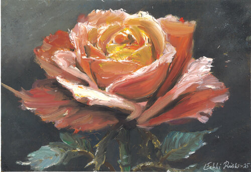 ROSE #1 by Erkki Raiski, Painting for Sale on Singulart