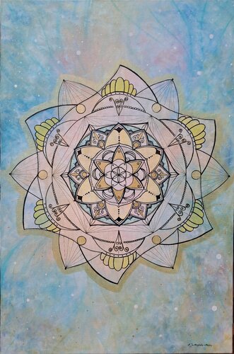Power mandala van Marta Jastrzębska-Macko, Schilderij te koop op Singulart
