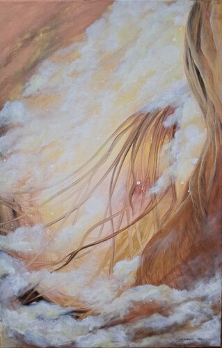 In the land of the sun di Marta Jastrzębska-Macko, Pittura in vendita su Singulart