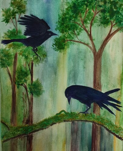Two for Mirth by Paula Swenson, 회화 for Sale on Singulart