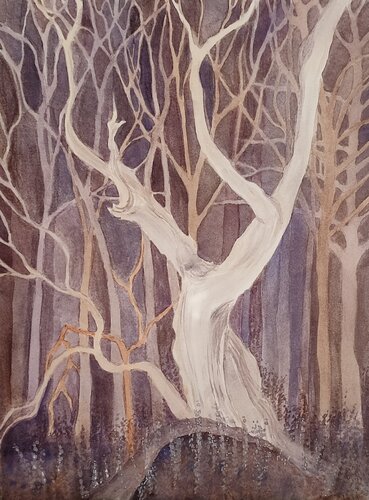 Ghost Forest - Patriarch de Paula Swenson, Pintura a la venta en Singulart
