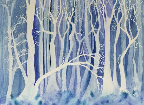 Ghost Forest III de Paula Swenson, Pintura a la venta en Singulart