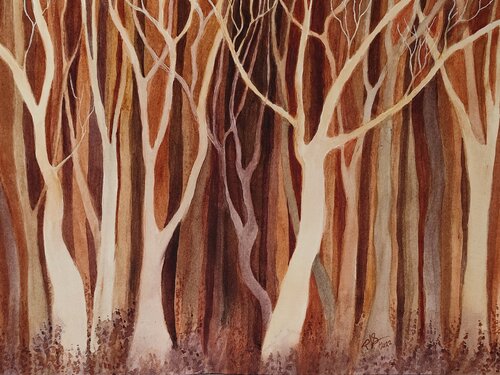 Ghost Forest VI de Paula Swenson, Pintura a la venta en Singulart