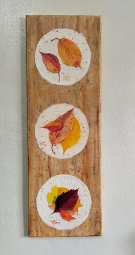 Falling Leaves by Paula Swenson, 회화 for Sale on Singulart