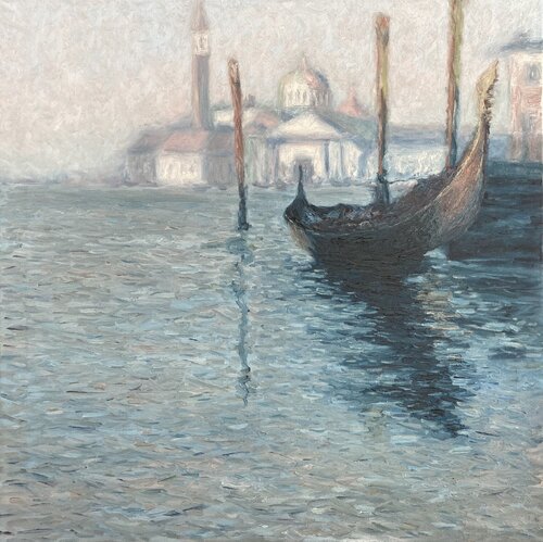 Gondola by Tomas Gelazanskas, Painting for Sale on Singulart