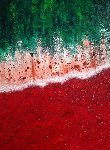 New Flag di Tara Partovirad, Pittura in vendita su Singulart