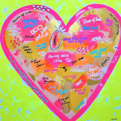 THE POWER OF LOVE von Hanta Ramboa, Malerei kaufen auf Singulart
