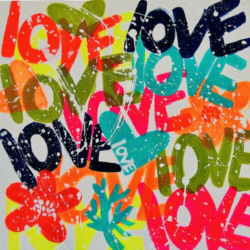 LOVE IS MAGIC von Hanta Ramboa, Malerei kaufen auf Singulart