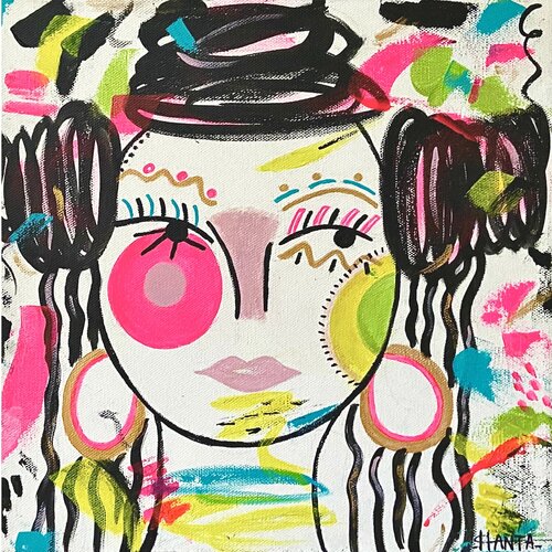 MALALA van Hanta Ramboa, Schilderij te koop op Singulart