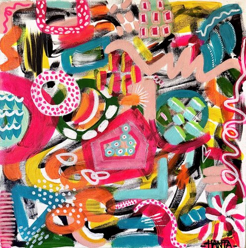 SUMMER MOOD by Hanta Ramboa, Painting for Sale on Singulart