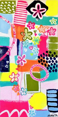 ENJOY YOUR LIFE di Hanta Ramboa, Pittura in vendita su Singulart