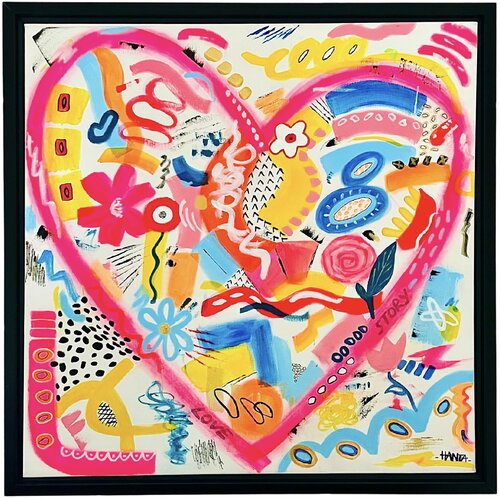 LOVE STORY von Hanta Ramboa, Malerei kaufen auf Singulart