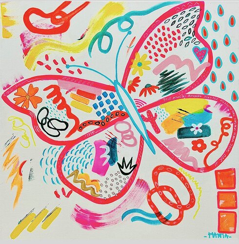 HAPPY SOUL di Hanta Ramboa, Pittura in vendita su Singulart