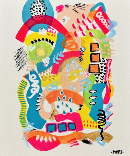 YOU ARE NOT ALONE de Hanta Ramboa, Pintura a la venta en Singulart