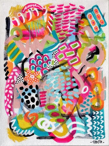 ENCHANTED WORLD van Hanta Ramboa, Schilderij te koop op Singulart