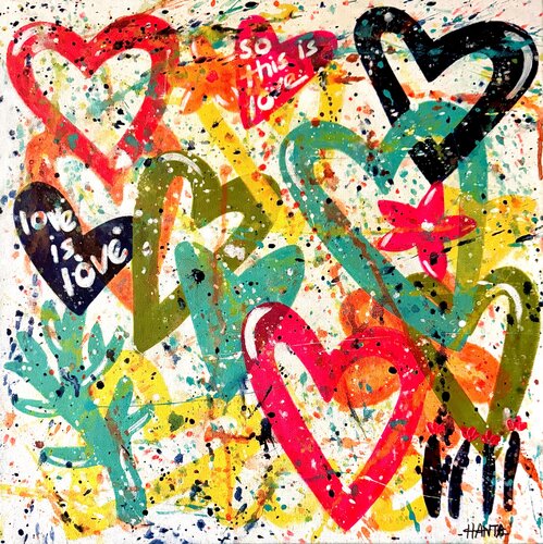 SWEET LOVE von Hanta Ramboa, Malerei kaufen auf Singulart