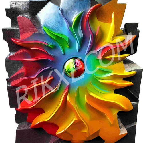 RIKXECOM 3-D Sunburst Rik Xecom