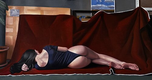 Silent body von Ara Aleksanyan, Malerei kaufen auf Singulart