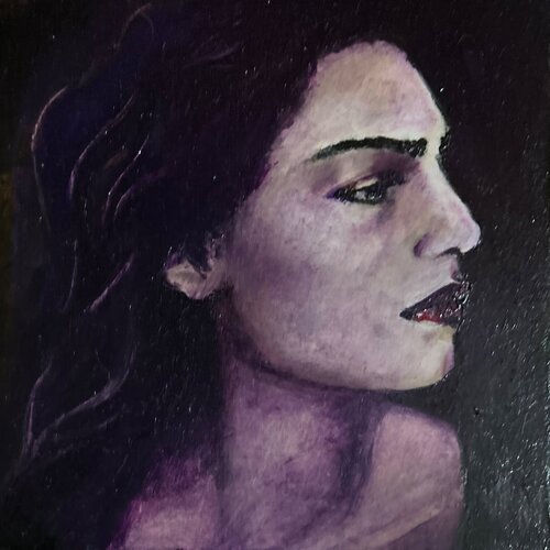 #304 Portrait einer Frau van Wibke Brode, Schilderij te koop op Singulart