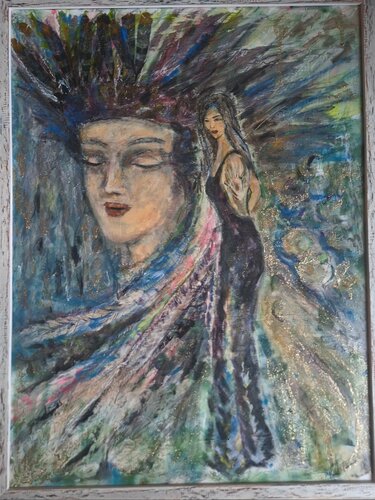 Life, that is enough van ipek Temel, Schilderij te koop op Singulart