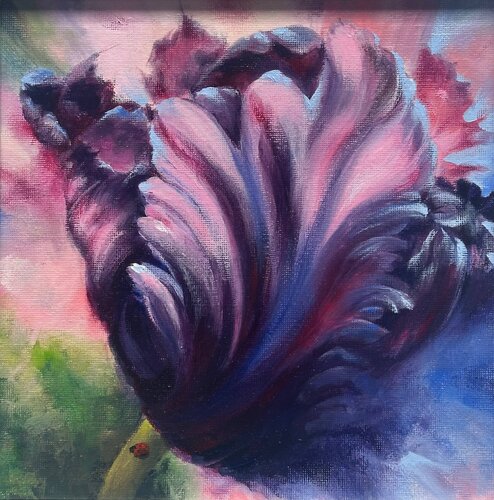 Twilight Petals de Larissa Egner, Pintura a la venta en Singulart