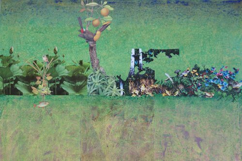 LE STAGIONI SONO MUTATE ED IL CIELO E' VERDE van MARCELLO PETRACCHI, Schilderij te koop op Singulart