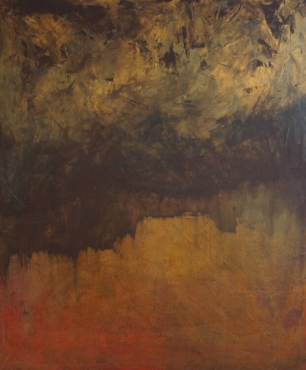 Golden Mesa and Brown Sky MARCELLO PETRACCHI