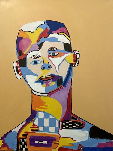 A Fractured Tear van Vincenz Artworks, Schilderij te koop op Singulart